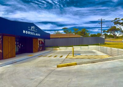 Horseland store and car park, Verdon Street Warrnambool, built by Bolden Constructions