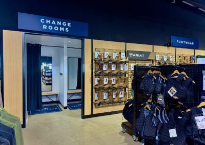 Horseland change rooms and clothing displays, Verdon Street Warrnambool, built by Bolden Constructions
