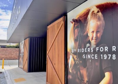 Horseland horse rug aisle, Verdon Street Warrnambool, built by Bolden Constructions