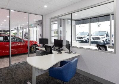 Callaghan LDV and RAM showroom, Warrnambool, by Bolden Constructions