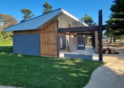McGennans amenity block, Warrnambool, built by Bolden Constructions for Warrnambool City Council